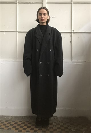 VINTAGE 80' BEAUTIFUL AMAZING UNISEX CASHMERE WOOL COAT