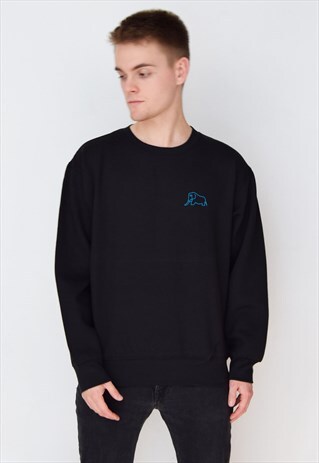 BLACK ELEPHANT (BLUE) SWEATSHIRT