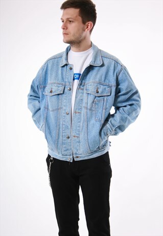 90S VINTAGE LEVI'S OLDSCHOOL DENIM JACKET 13829