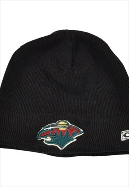 Vintage NHL Minnesota Wild Beanie Hat Black