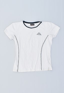 Vintage 90's Kappa T-Shirt Top White