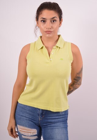 VINTAGE KAPPA POLO SHIRT SLEEVELESS GREEN