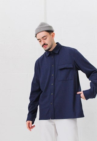 VINTAGE WOOL MIX OVERSHIRT