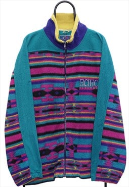 Vintage Pacific Full Zip Multicoloured Fleece Mens