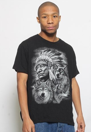 VINTAGE GRAPHIC T-SHIRT BLACK
