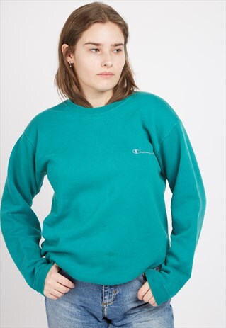 VINTAGE GREEN CHAMPION SWEATSHIRT
