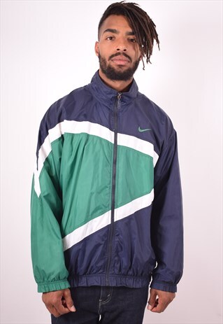 NIKE MENS VINTAGE JACKET LARGE MULTI 90S