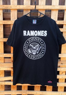 Vintage 2006 The Ramones black graphic T-shirt medium 