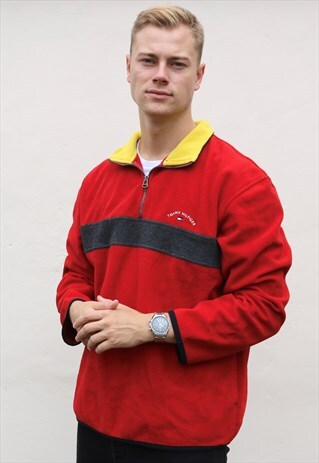 RED TOMMY HILFIGER FLEECE