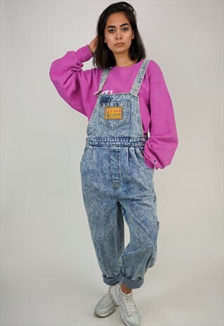 VINTAGE 90'S DENIM DUNGAREES