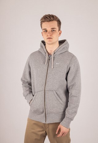 NIKE CLASSIC ZIP HOODIE IN GREY