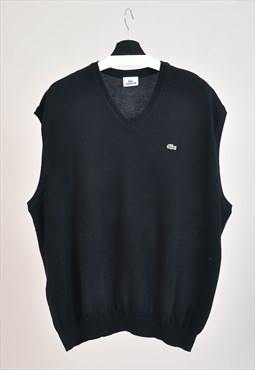 Vintage 00s Lacoste vest in black