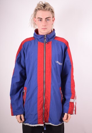 TOMMY HILFIGER MENS VINTAGE JACKET XL BLUE 90S