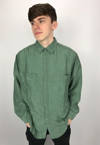 90S VINTAGE SILK FESTIVAL SHIRT