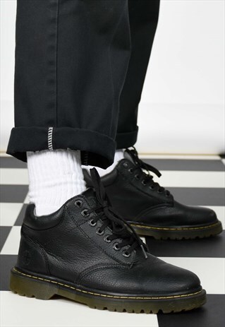 DR. MARTENS HARRISFIELD MENS ANKLE LEATHER BOOTS