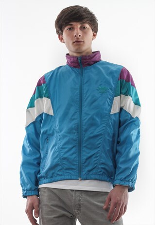 VINTAGE ADIDAS ORIGINALS TRACKSUIT 90S TURQUOISE BLUE