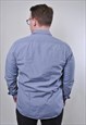 MEN VINTAGE BURBERRY GREY MINIMALIST CLASSIC DRESS SHIRT 