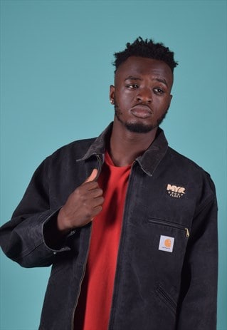 VINTAGE CARHARTT BLACK CANVAS JACKET