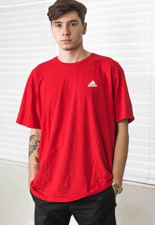 VINTAGE ADIDAS T-SHIRT LOGO 90S XL 6.9