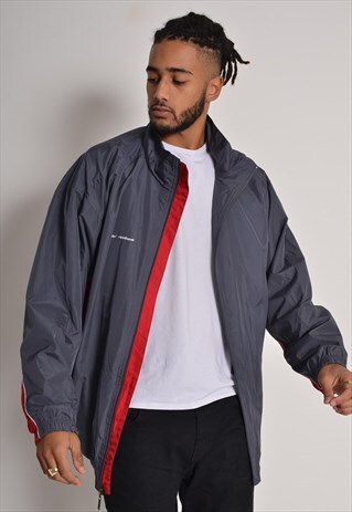 reebok jacket vintage grey