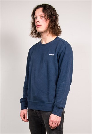 VINTAGE 90'S NAVY REEBOK SWEATER SWEATSHIRT