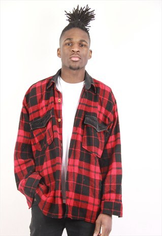 VINTAGE THICK FLANNEL SHIRT