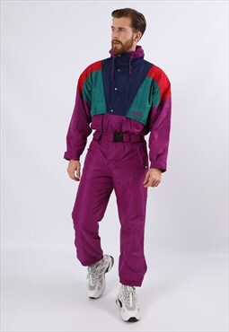 Vintage 90's TENSON Ski Suit Short Length UK S / M 38" (72R)
