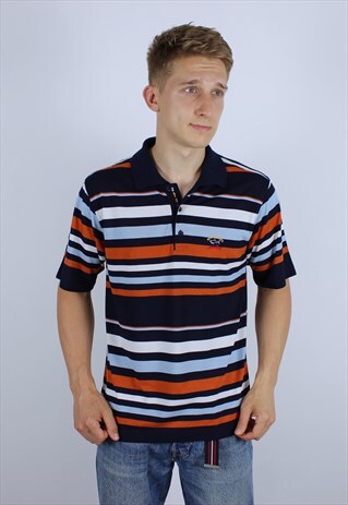 RARE VINTAGE POLO PAUL & SHARK MENS T-SHIRT TOP