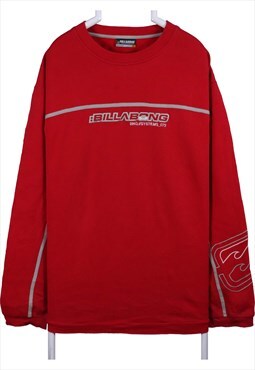 BillaBong 90's Spellout Logo Heavyweight Crewneck Sweatshirt