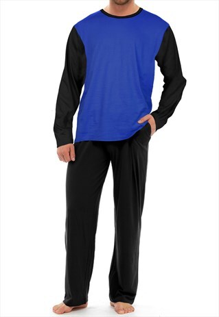 MENS PYJAMAS SETS PJ'S NIGHTWEAR LOUNGEWEAR LONG SLEEVE