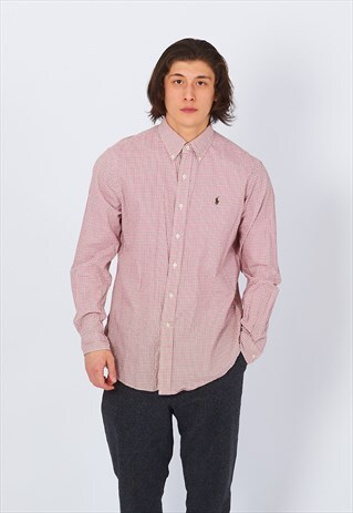 VINTAGE RALPH LAUREN 1970'S CHECKED SHIRT