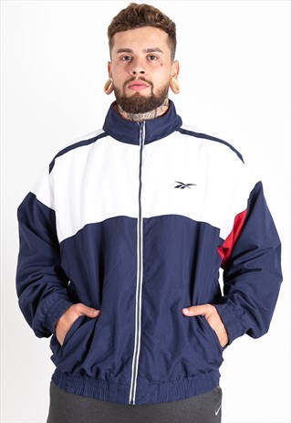 VINTAGE 80S REEBOK SHELL SPORT JACKET / S0351