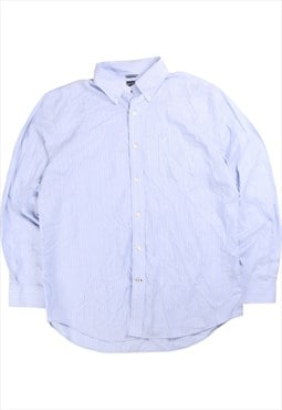 Vintage 90's Nautica Shirt Striped Long Sleeve Button Up
