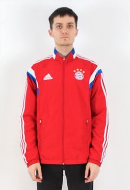 FC Bayern Munich M Tracksuit Top Jumper Jacket Coat Soccer