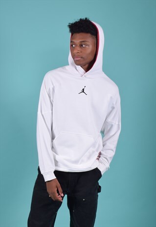 VINTAGE AIR JORDAN WHITE HOODIE