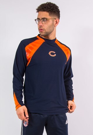 NFL CHICAGO BEARS LONG SLEEVE SPORTS T-SHIRT TRAINING JERSEY