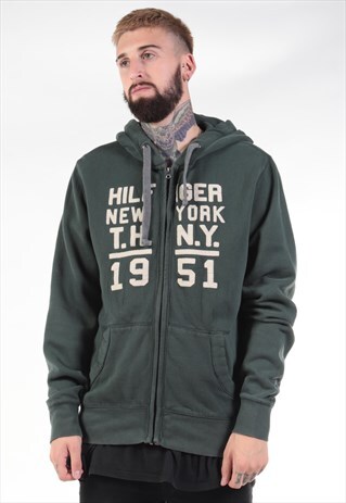 VINTAGE TOMMY HILFIGER FULL ZIP HOODIE