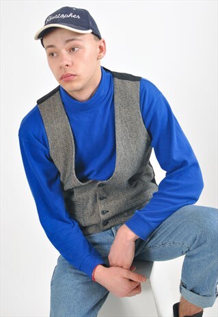 VINTAGE TWEED VEST