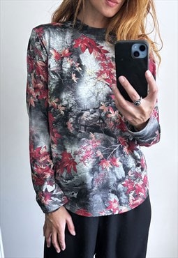 Art Print Psychedelic 90s Blouse