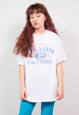 NIKE VINTAGE 90'S WHITE PANTHERS SHORT SLEEVE T-SHIRT