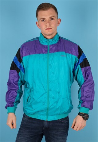 VINTAGE ADIDAS SHELL JACKET IN MULTI NJ754