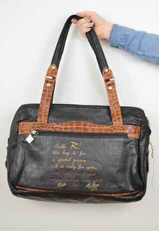 MOCK CROC SHOPPER