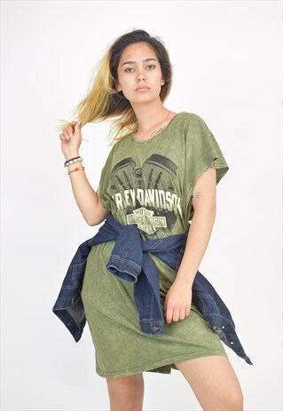VINTAGE 90'S HARLEY-DAVIDSON T-SHIRT DRESS