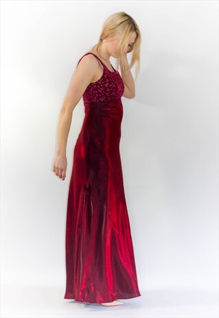 VINTAGE 90'S SHEER EVENING DRESS