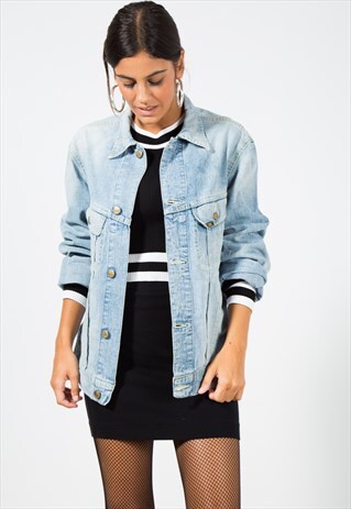VINTAGE 80S LEE DENIM JACKET / S1518
