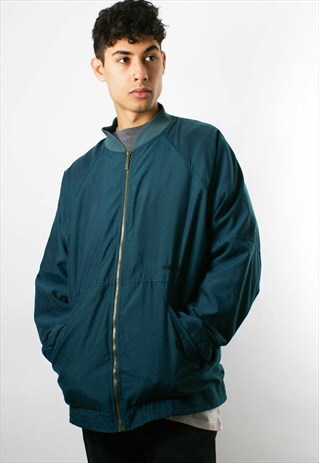 ADIDAS RARE 1990S SILK BOMBER JACKET, ZIP UP