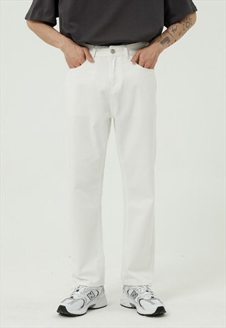 KALODIS MEN'S SIMPLE SLIM FIT JEANS
