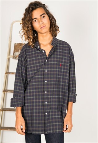 VINTAGE 80S POLO RALPH LAUREN SHIRT / R0025