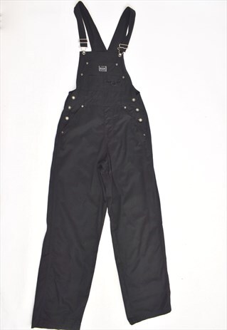 VINTAGE 90S CEST TOI BLACK DUNGAREES
