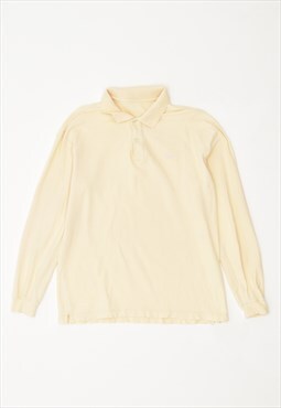 Vintage Fila Polo Shirt Long Sleeve Off White